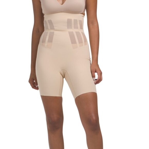 COMMANDO Beige Luxe Control High Waist Shaper Shorts - Picture 1 of 2